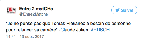 Claude Julien est comme un père pour Pleky..