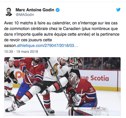 Marc-Antoine Godin vs Renaud Lavoie...