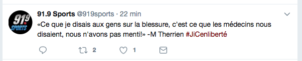 Michel Therrien a SAUVÉ le CUL de Geoff Molson et de Marc Bergevin..