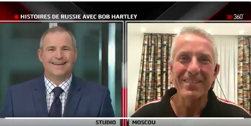 Vidéo: HAHAHAHAHAHAHAHAHAHA!!!! Bob Hartley et le RUSSE..
