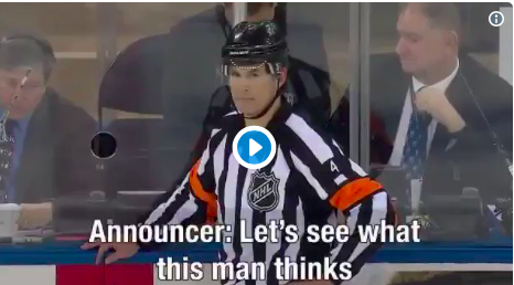 Vidéo: L'ARBITRE le plus drôle et le plus intense de l'HISTOIRE du hockey...