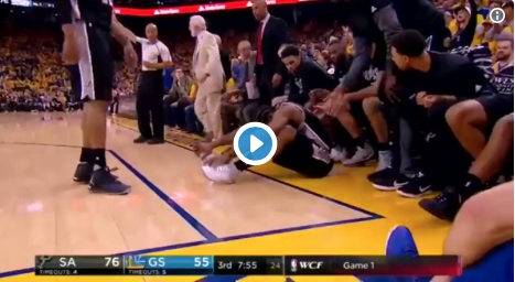 Vidéo: La foule de Golden State avait fait la même chose quand Leonard s'est blessé....