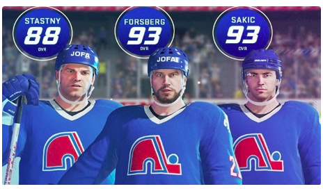 NHL 20 n'a pas oublié les Nordiques...