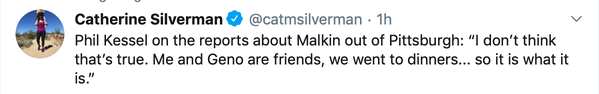 Phil Kessel traite Evgeni Malkin de menteur ?