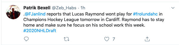 Lucas Raymond doit être en TA...