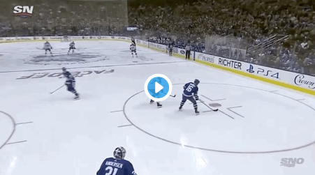 Mitch Marner....une NUISANCE DÉFENSIVE....