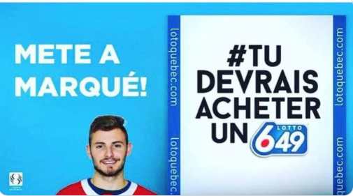 WOW...Même Loto-Québec s'inspire de Hockey 30...