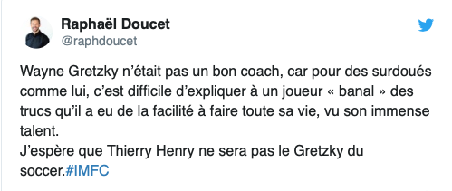 Thierry Henry le WAYNE GRETZKY du HOCKEY?