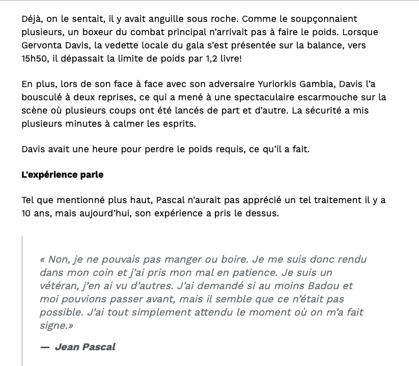HAHA!! Jean Pascal vs LA TRAPPE des DEVILS!!!!