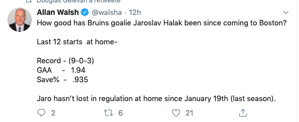 Si les Bruins avaient envoyé Jaroslav Halak lors du 7e match de la Coupe Stanley....