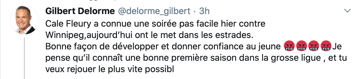 Gilbert Delorme RAMASSE Claude Julien !!!