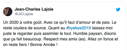 Jean-Charles Lajoie BLESSÉ par le BYE BYE...