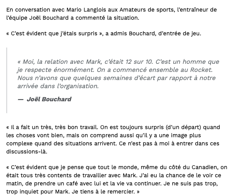 Joël Bouchard...c'est un ÉMOTIF...