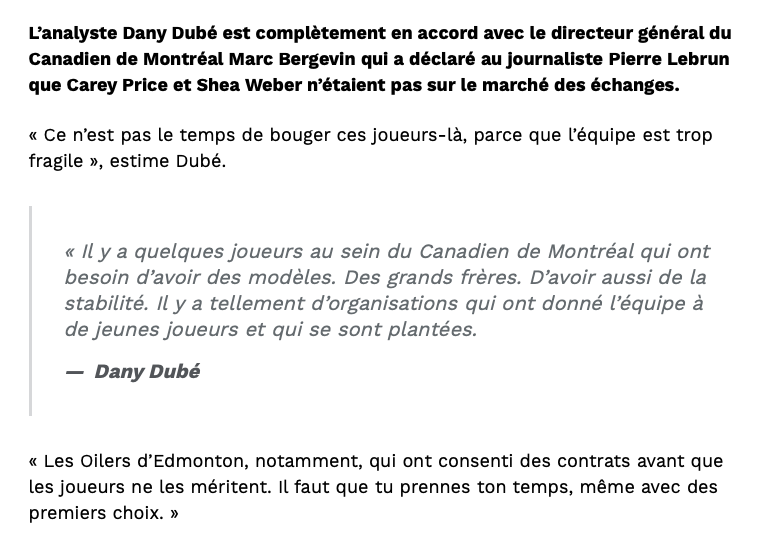 Renaud Lavoie a INFLUENCÉ Dany Dubé...