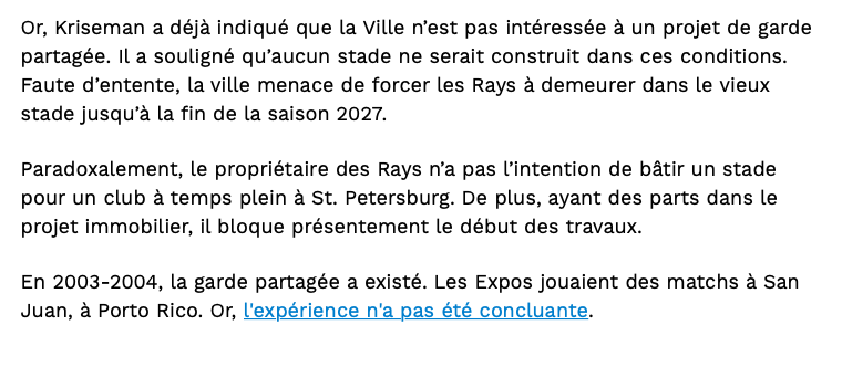 Expos à Montréal: Ray Lalonde est en train de CASSER notre PARTY..
