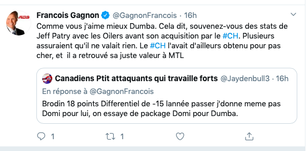 François Gagnon veut Matt Dumba...