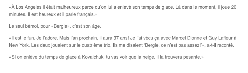 Michel Bergeron continue de CRACHER sur Max Domi.....
