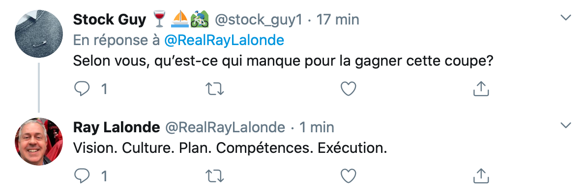Ray Lalonde ramasse le Canadien...