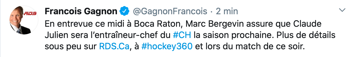 AYOYE...Francois Gagnon lâche une BOMBE !!!