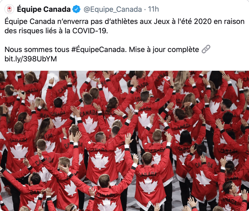 On peut être fier d'être Canadien...