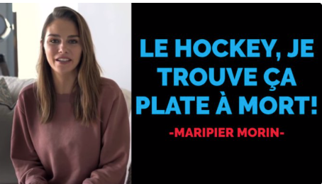 Maripier Morin, d'OCCUPATION DOUBLE à FEMME DE JOUEUR à....