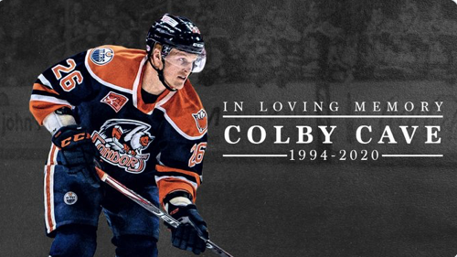 Mort tragique de Colby Cave: la famille et les Oilers réagissent...