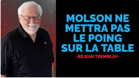 Réjean Tremblay traite Geoff Molson de PISSOU....