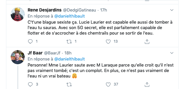 Georges Laraque et Lucie Laurier RIDICULISÉS...