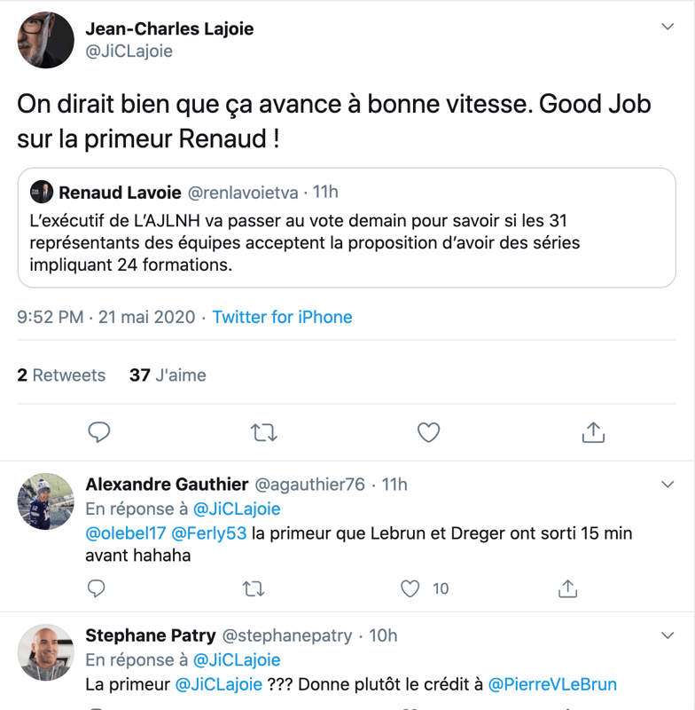 OUCH...Jean-Charles Lajoie essaie de donner de la crédibilité à Renaud, MAIS ça tourne très mal...