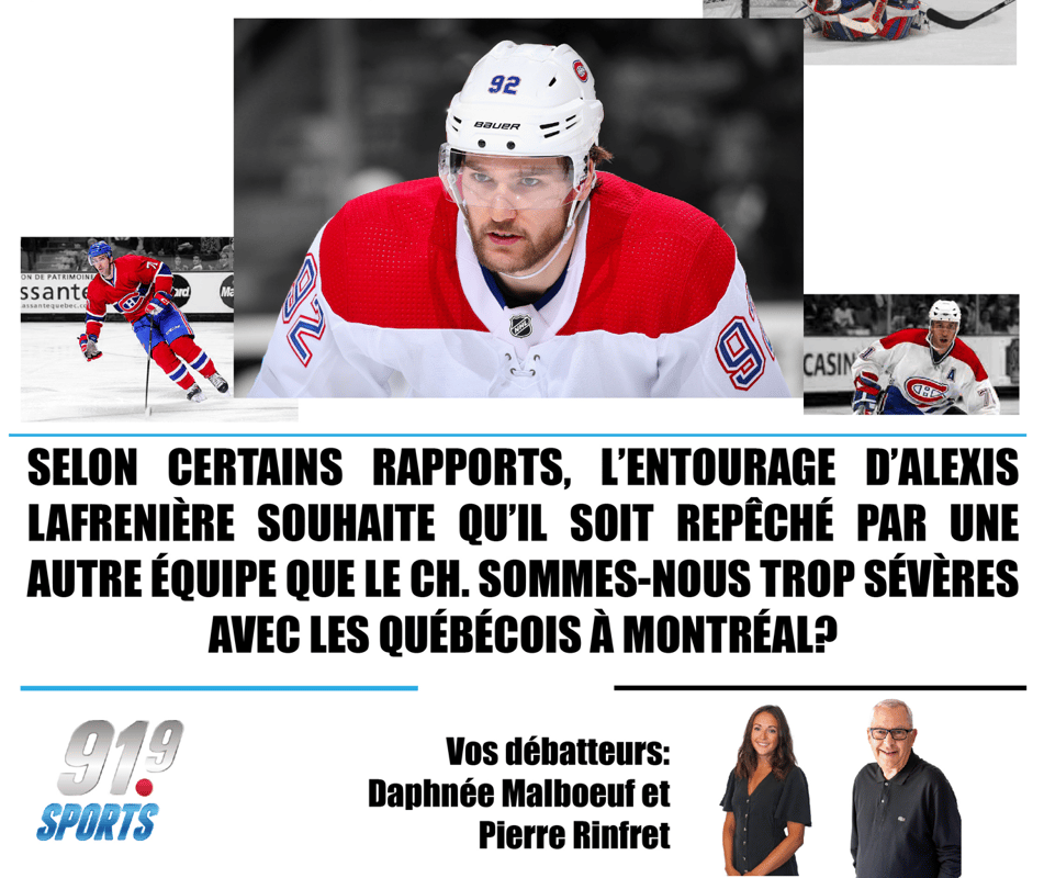 Alexis Lafrenière ne veut rien savoir de Montréal...Encore une fois HOCKEY 30...