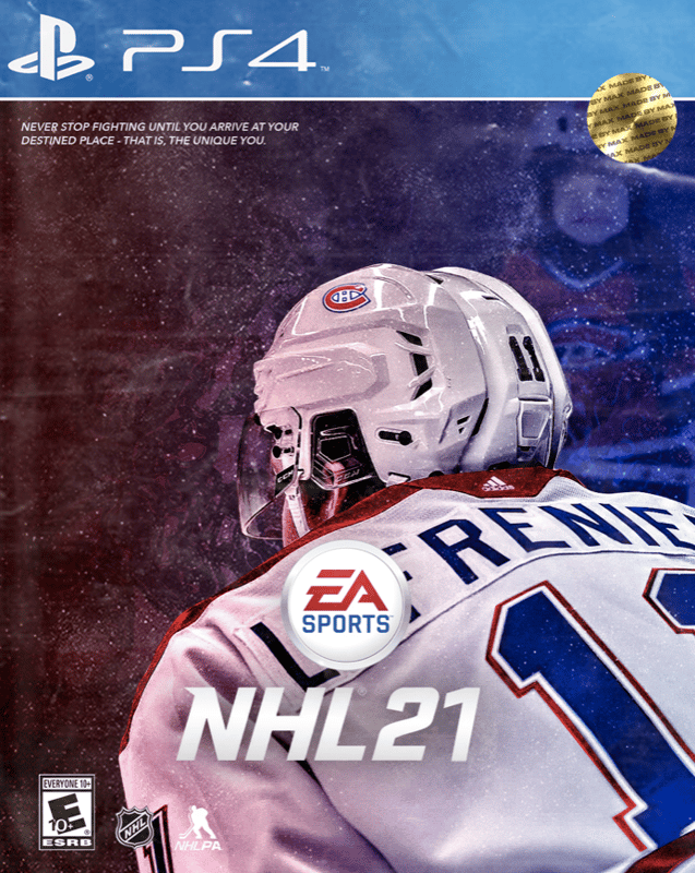Alexis Lafrenière sur le COVER de NHL 21...