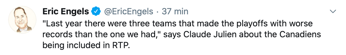 Claude Julien est plus mince, mais pas moins con...