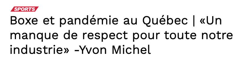 On a vraiment envie de dire à Yvon Michel...