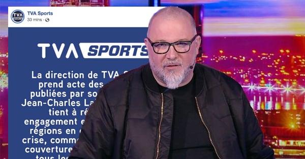On ne veut pas de Jean-Charles Lajoie à TVA Sports cet été?
