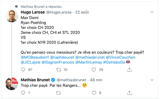 Alexis Lafrenière à Montréal...pour des PEANUTS!!!!