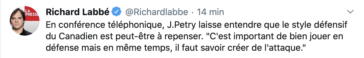 AYOYE...Jeff Petry critique Claude Julien publiquement !!!