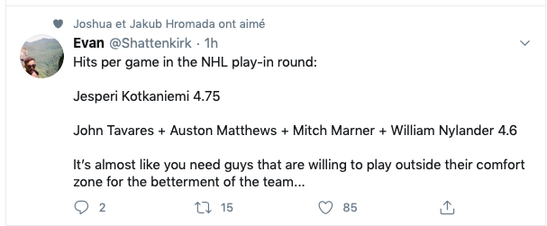Jesperi Kotkaniemi HUMILIE les 4 STARS des Leafs...