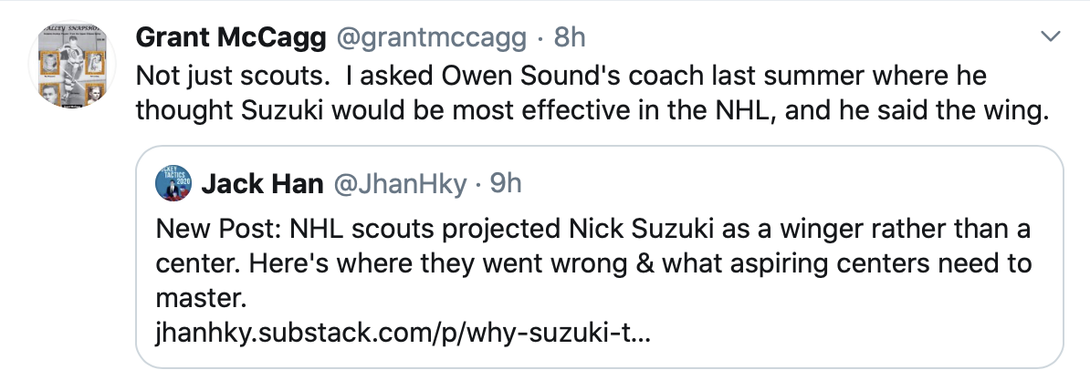 Personne ne voyait Nick Suzuki...