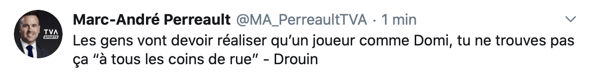 HAHA...Jonathan Drouin essaie de défendre Max Domi...