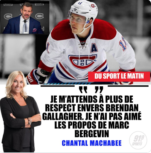 Chantal Machabée est en TABARN...contre Marc Bergevin...