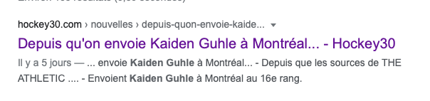 Kaiden Guhle et Josh Anderson à Montréal: Le SUCCÈS de HOCKEY30...