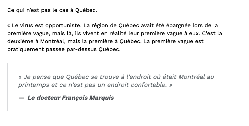 Québec a pris la place de Montréal...