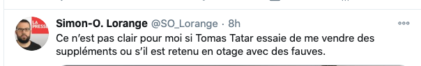 Tomas Tatar est tellement en TABARN...