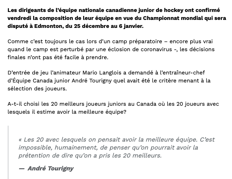 André Tourigny se FOUT de se faire traiter d'ANTI-QUÉBÉCOIS...