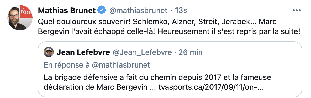 Mathias Brunet, le chien de garde, de Marc Bergevin...