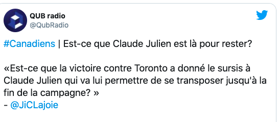 Jean-Charles Lajoie DÉTESTE vraiment Claude Julien pour MOURIR...