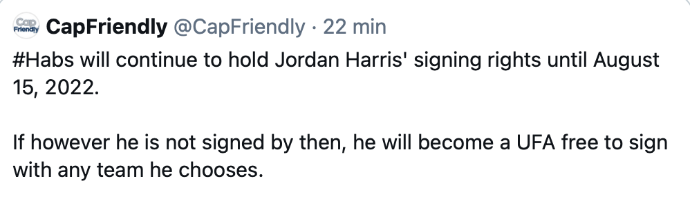 Marc Bergevin va devoir échanger Jordan Harris...