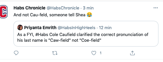 Pierre Houde va appeler Cole Caufield la VACHE....