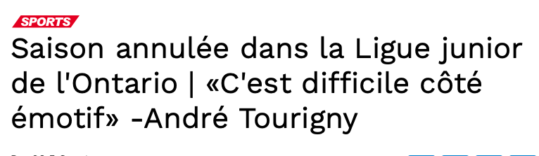 André Tourigny a une clause de sortie pour Montréal...