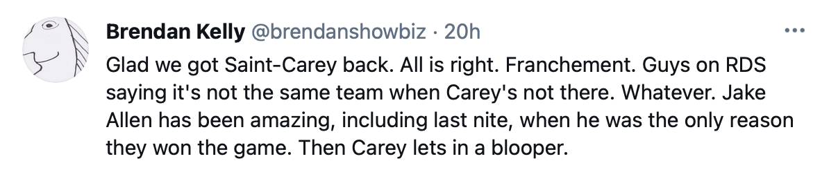 Carey Price devait être BEN en vacances...